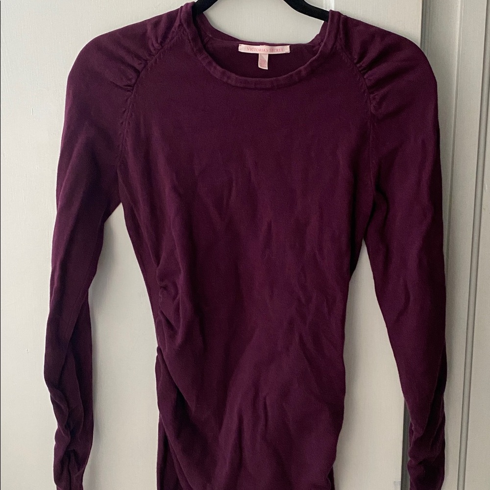 Victoria’s Secret Long Sleeve Sweater Dress in Burgundy